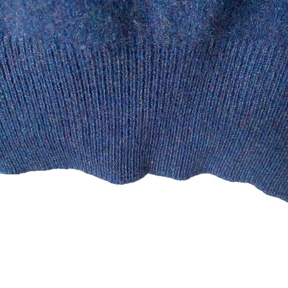 Vintage Royal Ballater Made in Scotland Blue Cahsmere Argyle Vest size 40 - Picture 6 of 8